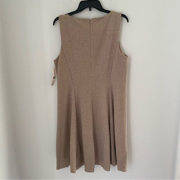 Lauren Ralph Lauren French Terry Sleeveless High Neck A Line Dress size XL - Picture 3 of 4